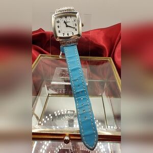 Brighton Orchard Vintage Leather Strap Watch With Minimal Wear New Battery